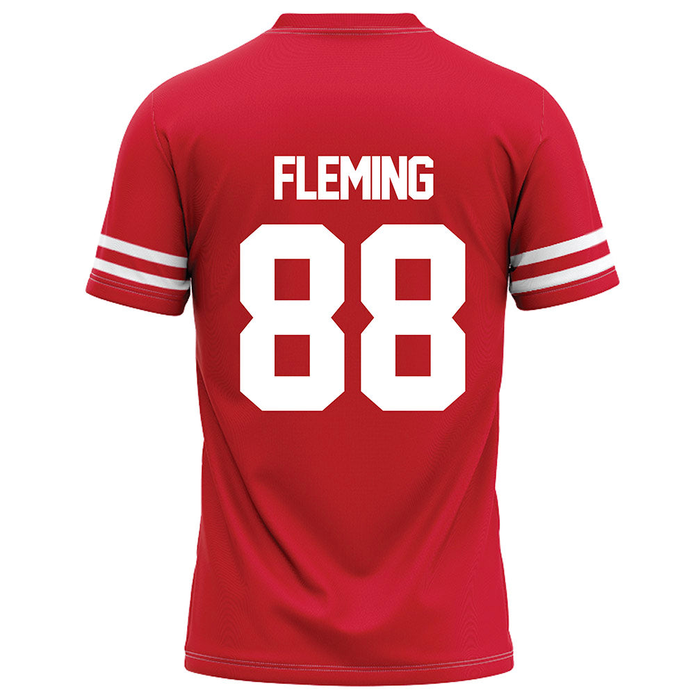 Houston - NCAA Football : Xavier Fleming - Red Football Jersey-1