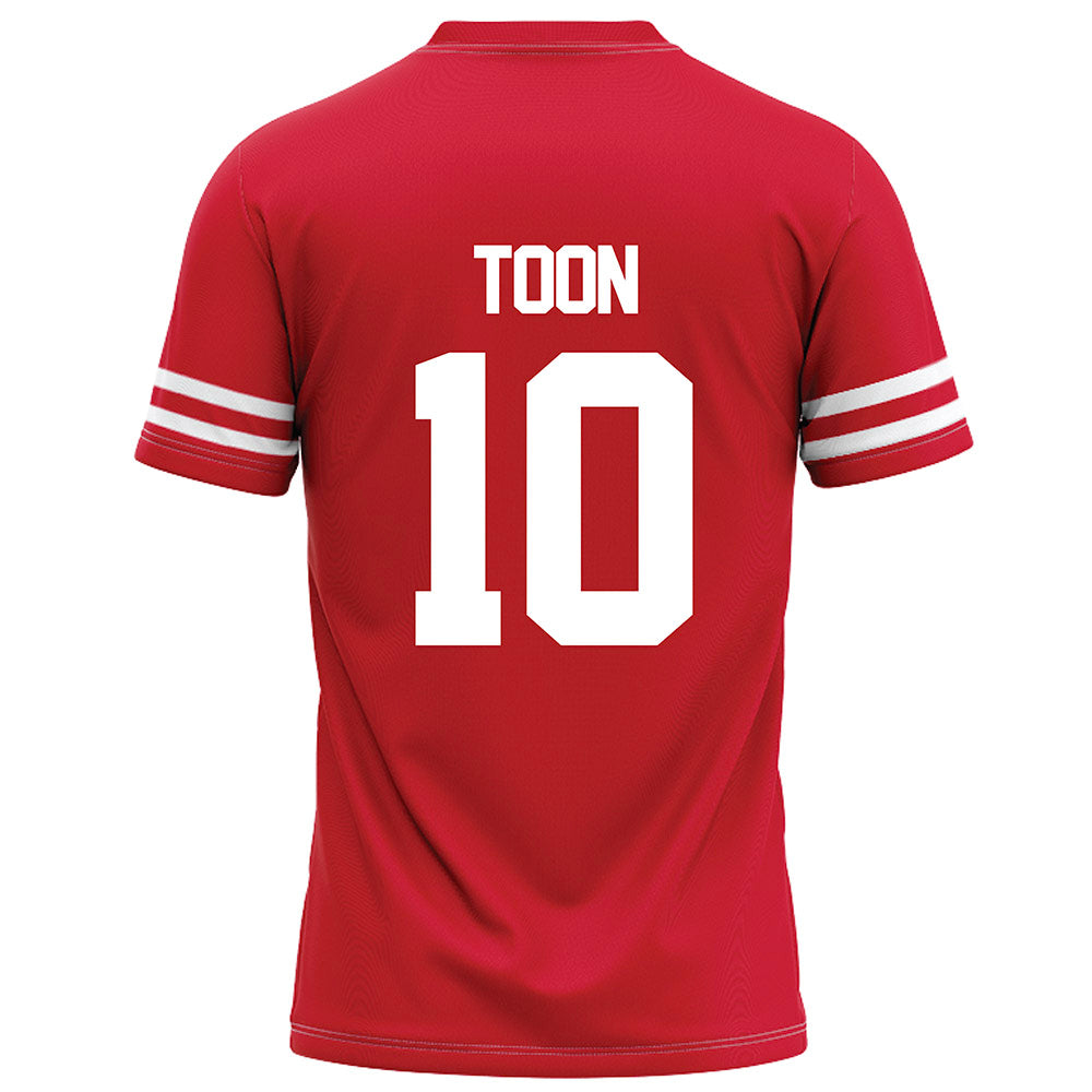 Houston - NCAA Football : Canon Toon - Red Football Jersey-1