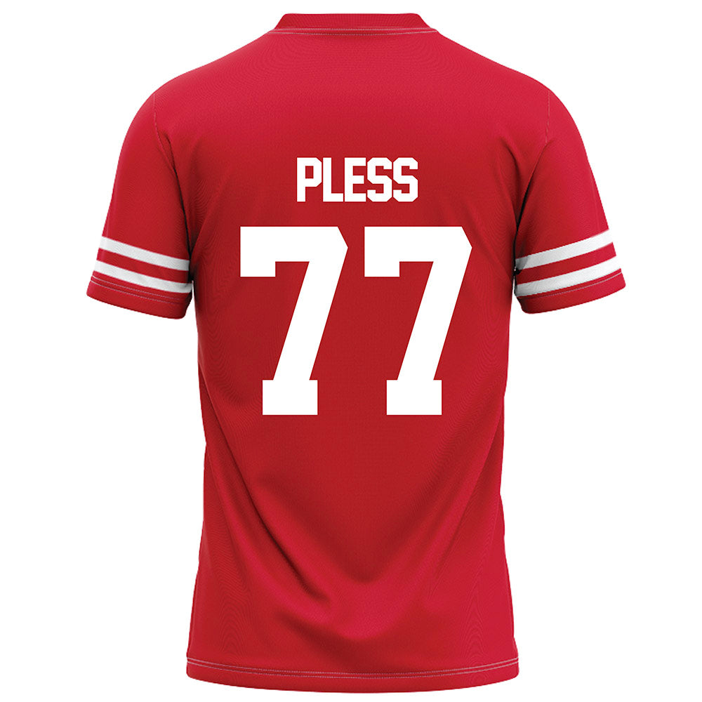 Houston - NCAA Football : Troy Pless - Red Football Jersey-1