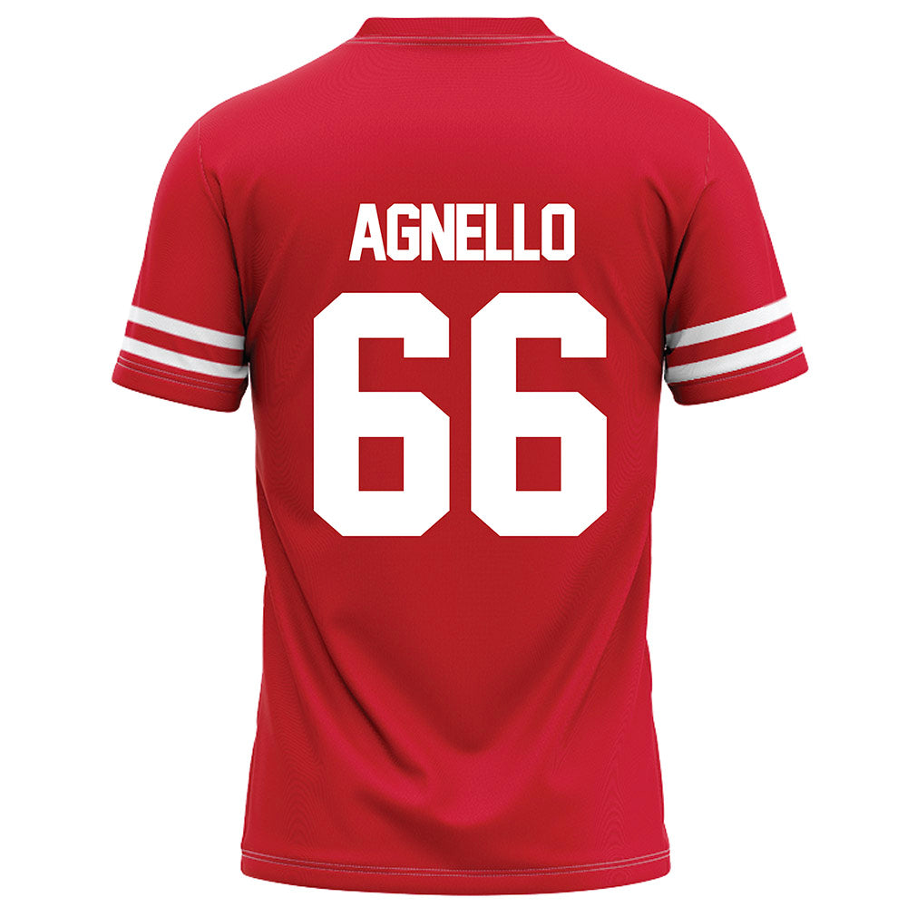 Houston - NCAA Football : McKenzie Agnello - Red Football Jersey-1
