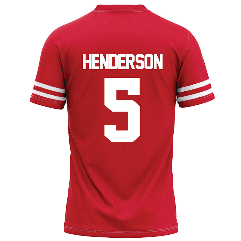 Houston - NCAA Football : Keisean Henderson - Red Football Jersey-1