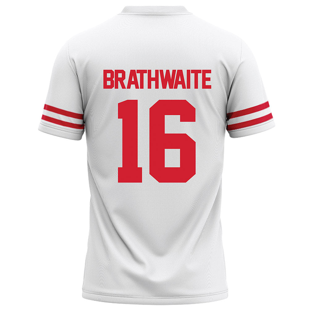 Houston - NCAA Football : Christian Brathwaite - White Football Jersey-1
