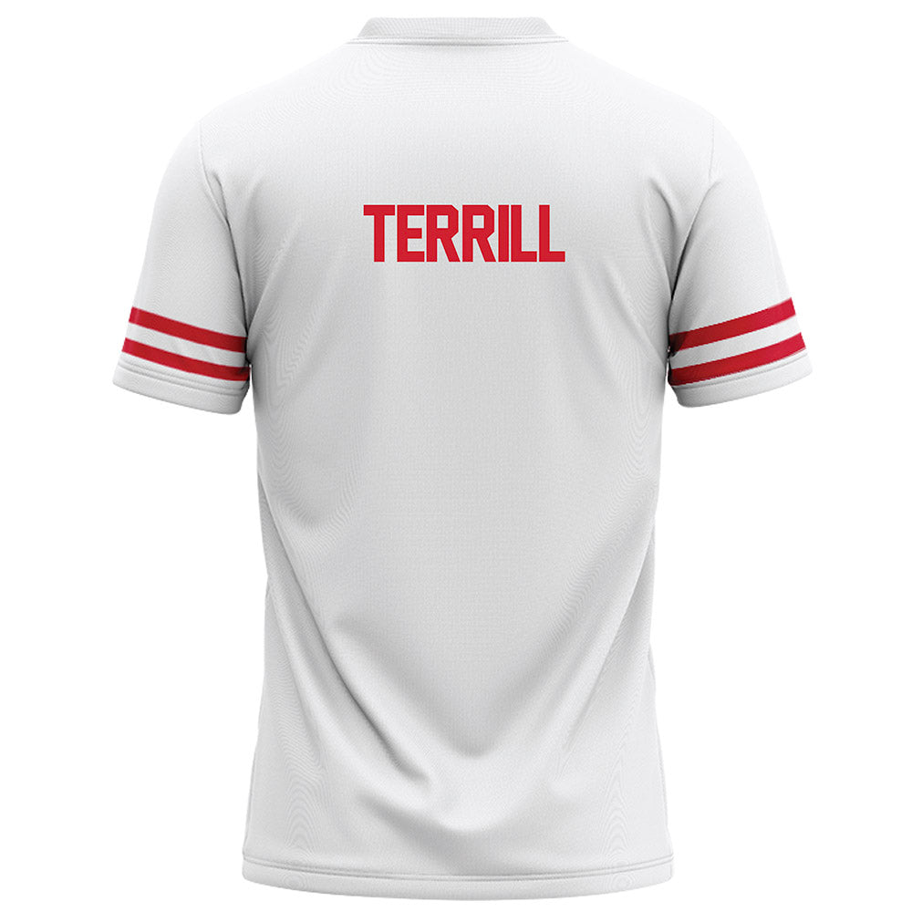 Houston - NCAA Football : Drew Terrill - White Football Jersey-1