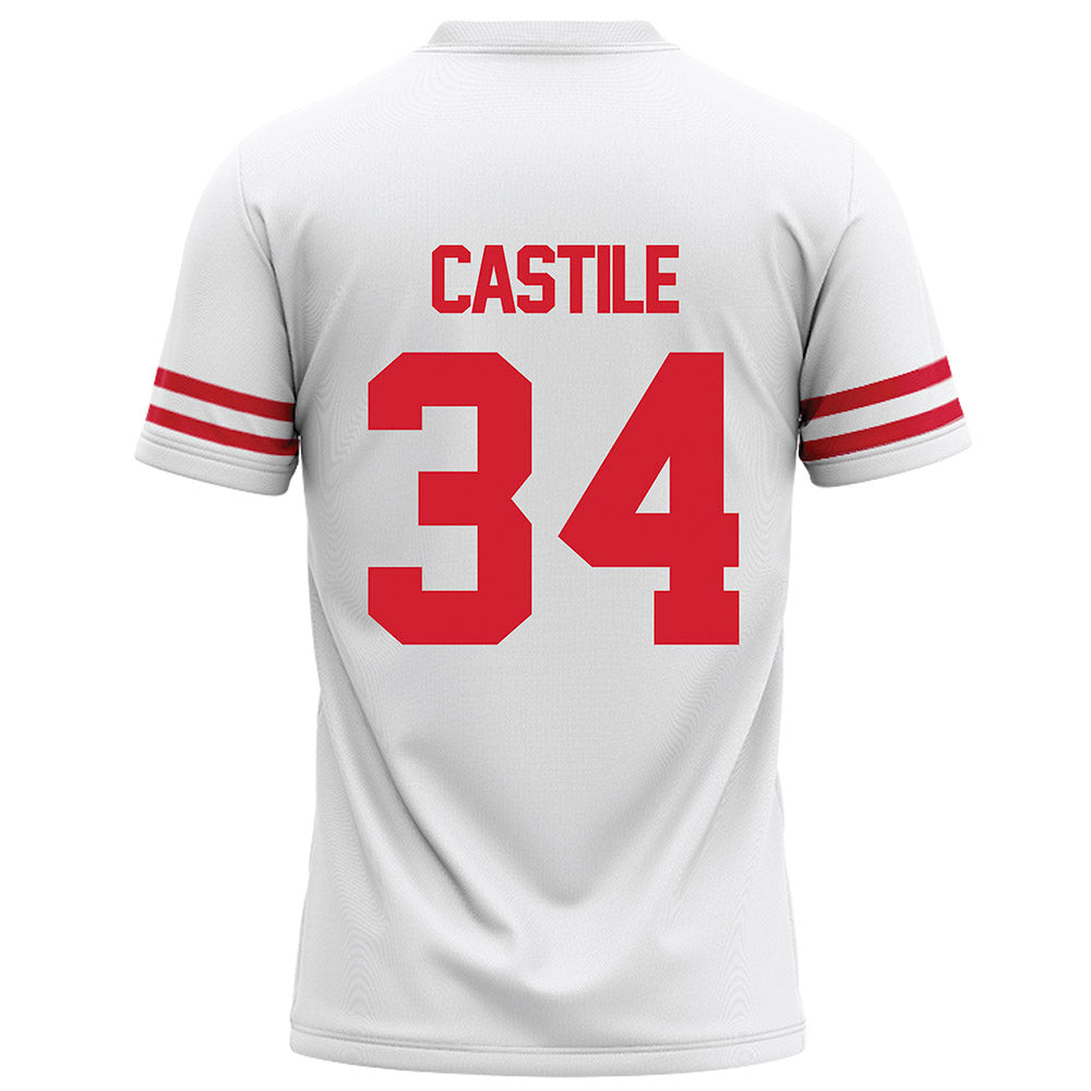 Houston - NCAA Football : Bryson Castile - White Football Jersey-1