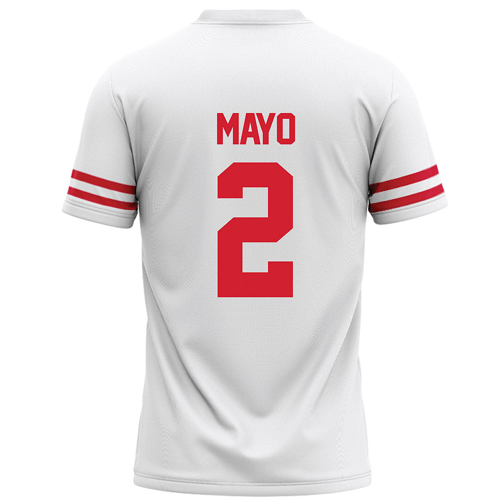 Houston - NCAA Football : Jalen Mayo - White Football Jersey-1