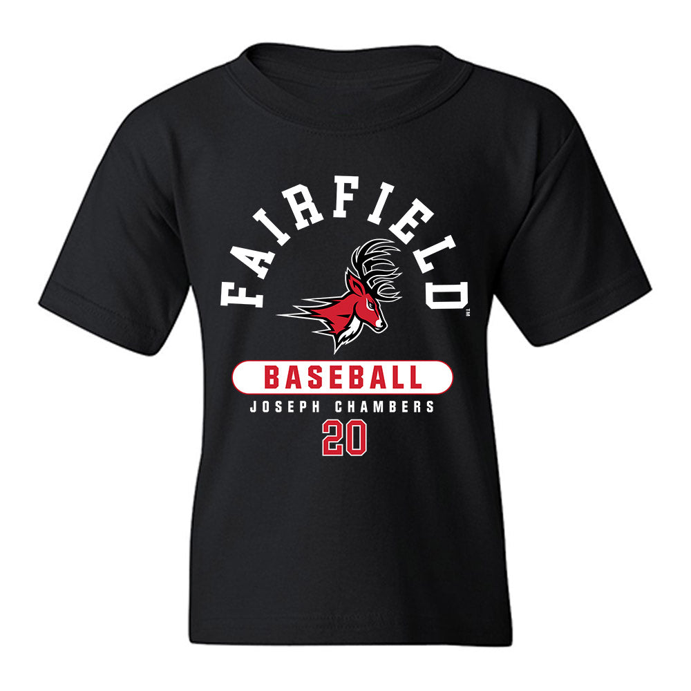 Fairfield - NCAA Baseball : Joseph Chambers - Classic Fashion Shersey Youth T-Shirt-0