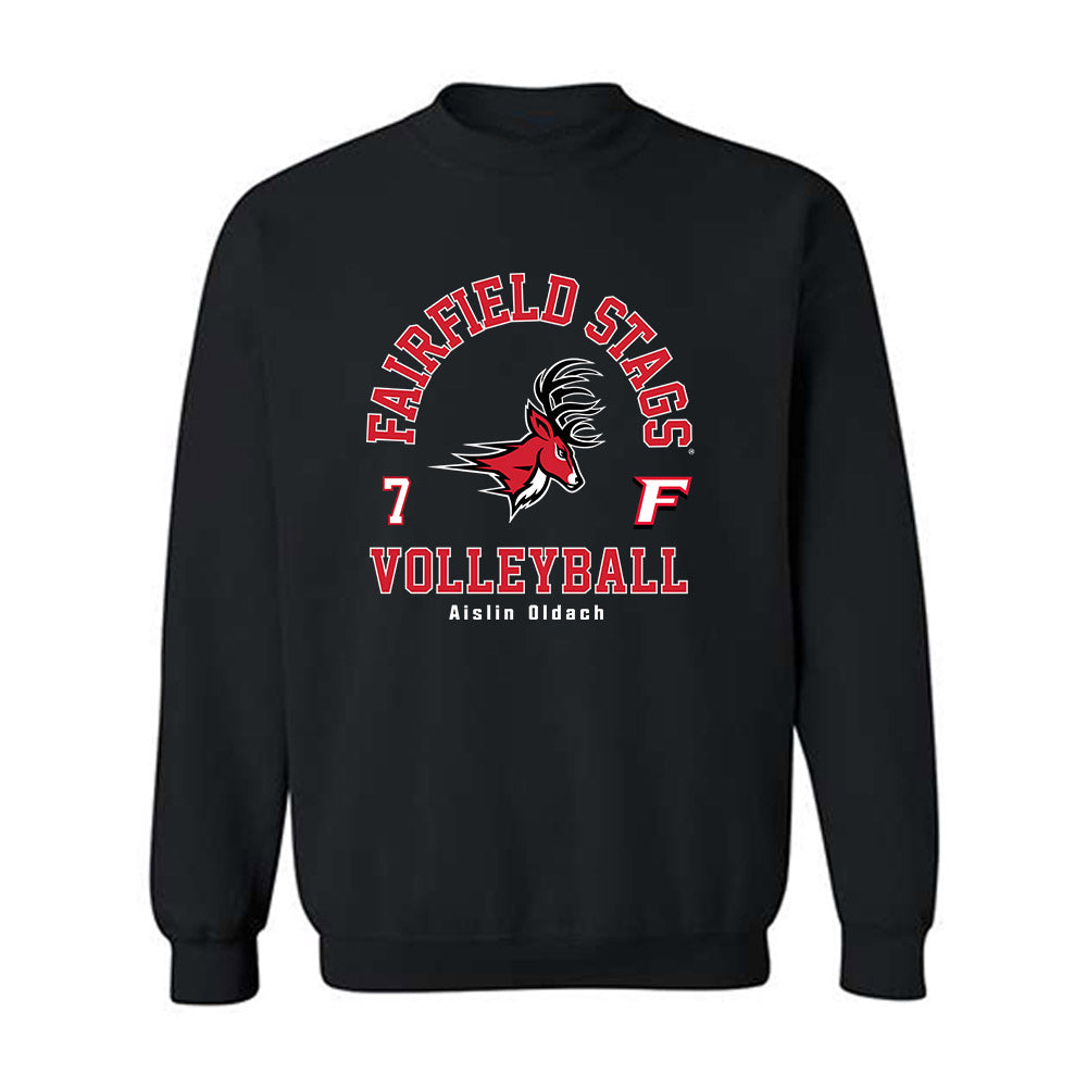 Fairfield - NCAA Women's Volleyball : Aislin Oldach - Classic Fashion Shersey Crewneck Sweatshirt-0