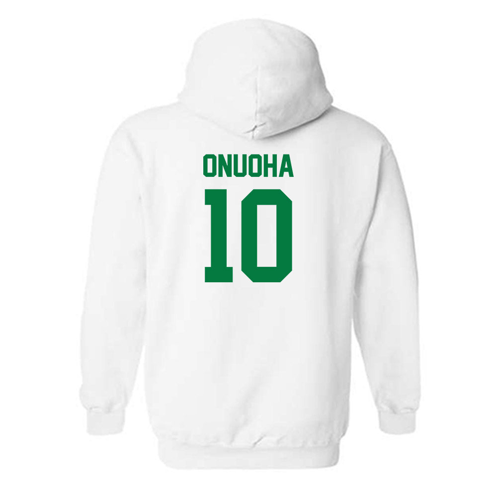 North Texas - NCAA Football : David Onuoha - Classic Shersey Hooded Sweatshirt-1