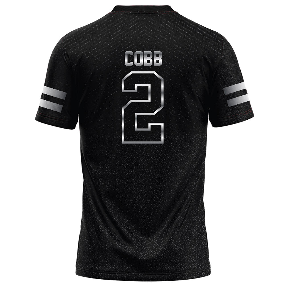 Arkansas State - NCAA Football : Chauncy Cobb - Melange Black Football Jersey-1