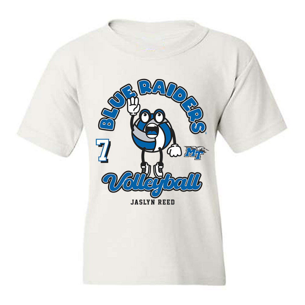 MTSU - NCAA Women's Volleyball : Jaslyn Reed - Fashion Shersey Youth T-Shirt-0