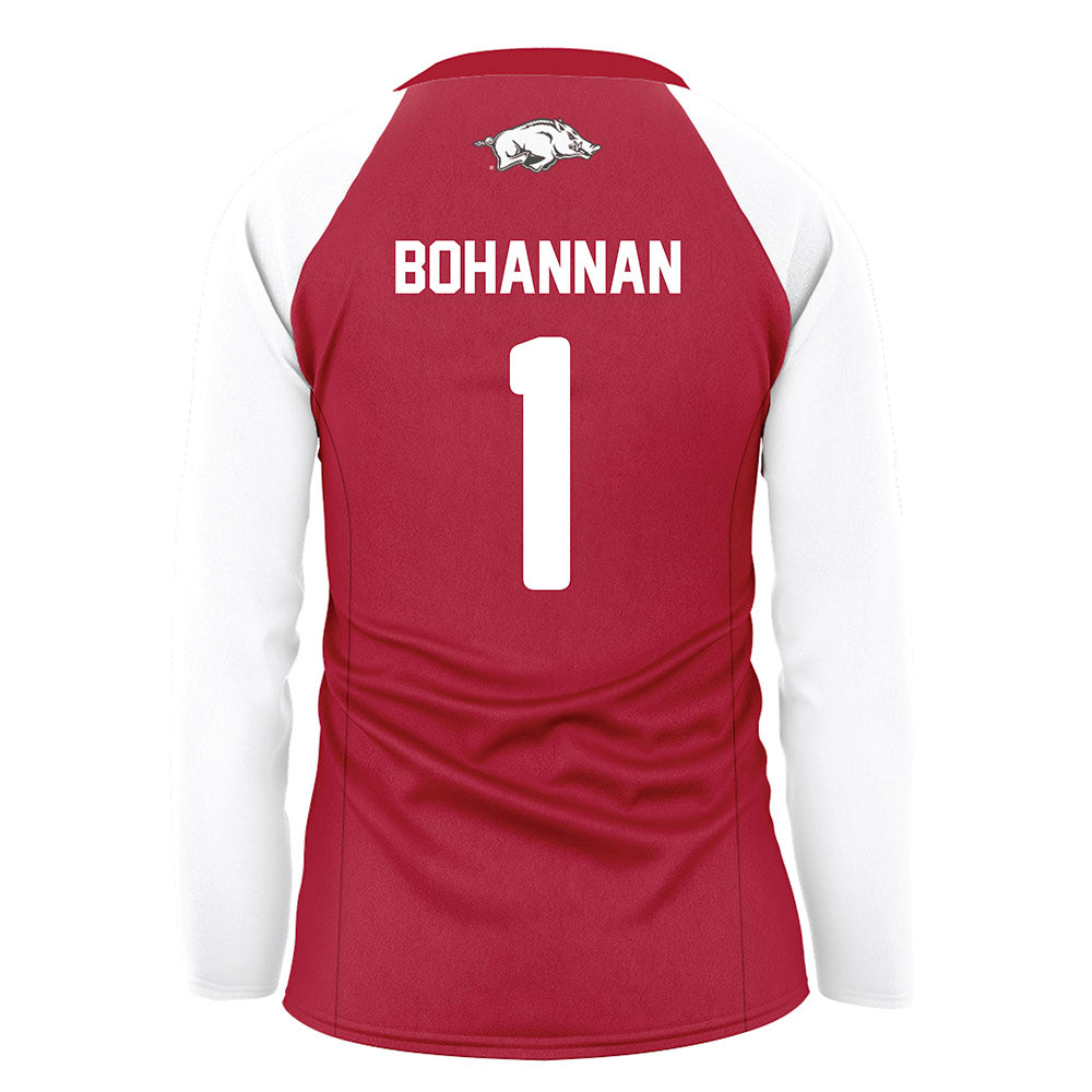 Arkansas - NCAA Women's Volleyball : Laci Bohannan - Red Volleyball Jersey-1