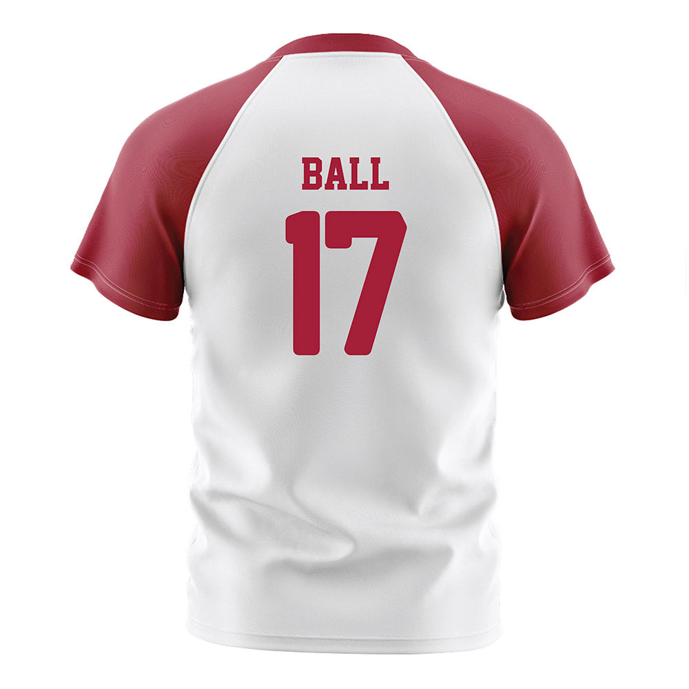 Arkansas - NCAA Women's Soccer : Kennedy Ball - White Soccer Jersey-1