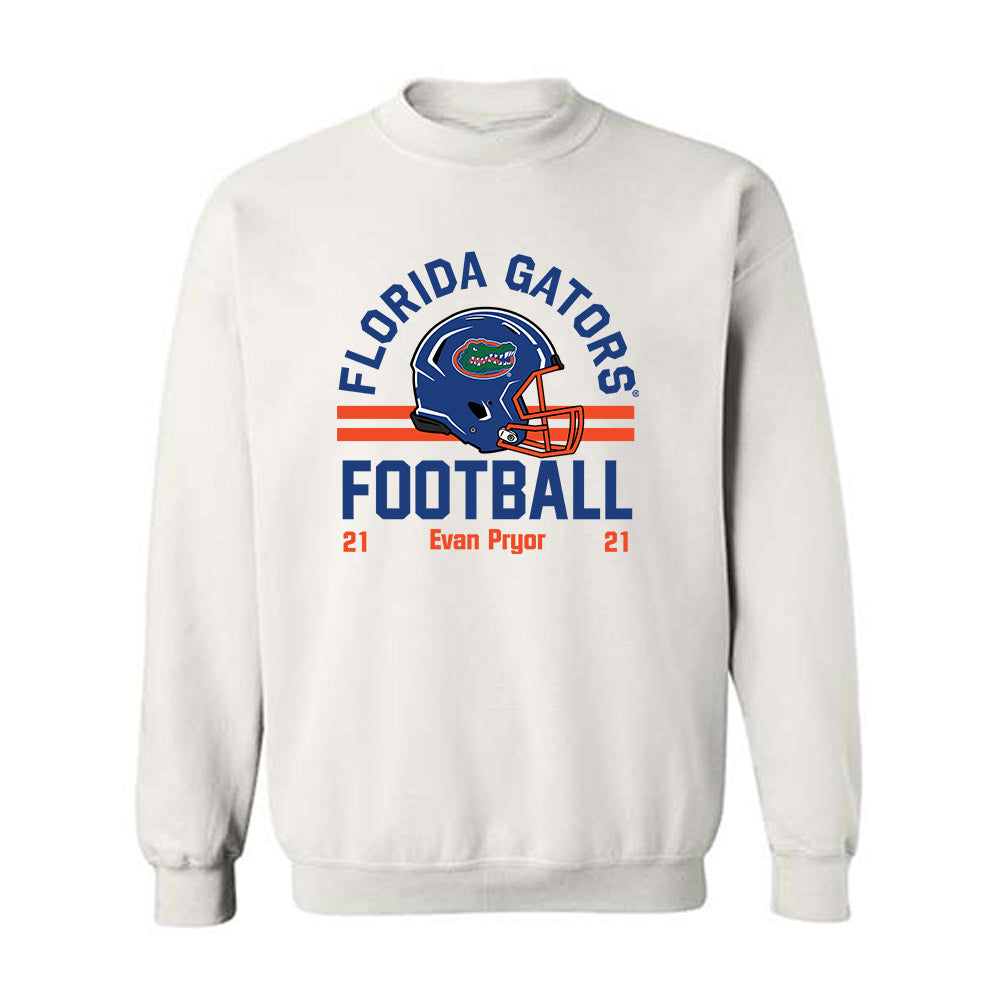 Florida - NCAA Football : Evan Pryor - Classic Fashion Shersey Crewneck Sweatshirt-0