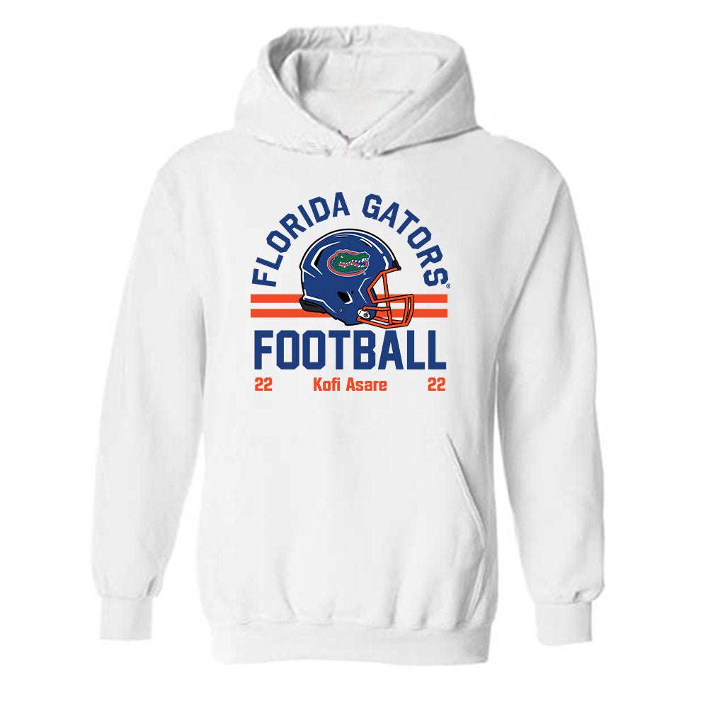 Florida - NCAA Football : Kofi Asare - Classic Fashion Shersey Hooded Sweatshirt-0