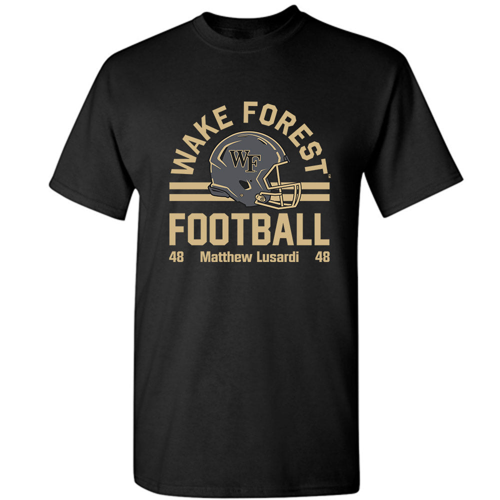 Wake Forest - NCAA Football : Matthew Lusardi - Classic Fashion Shersey T-Shirt-0