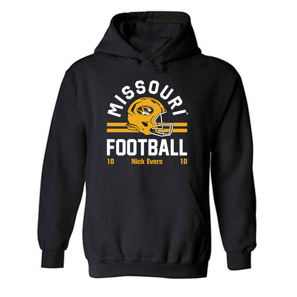 Missouri - NCAA Football : Nick Evers - Classic Fashion Shersey Hooded Sweatshirt-0