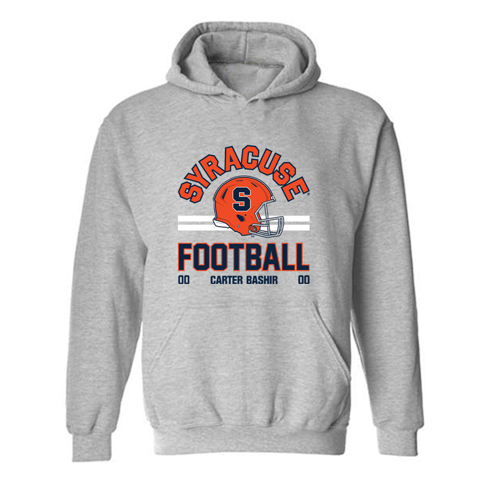 Syracuse - NCAA Football : Carter Bashir - Sport Shersey Hooded Sweatshirt-0