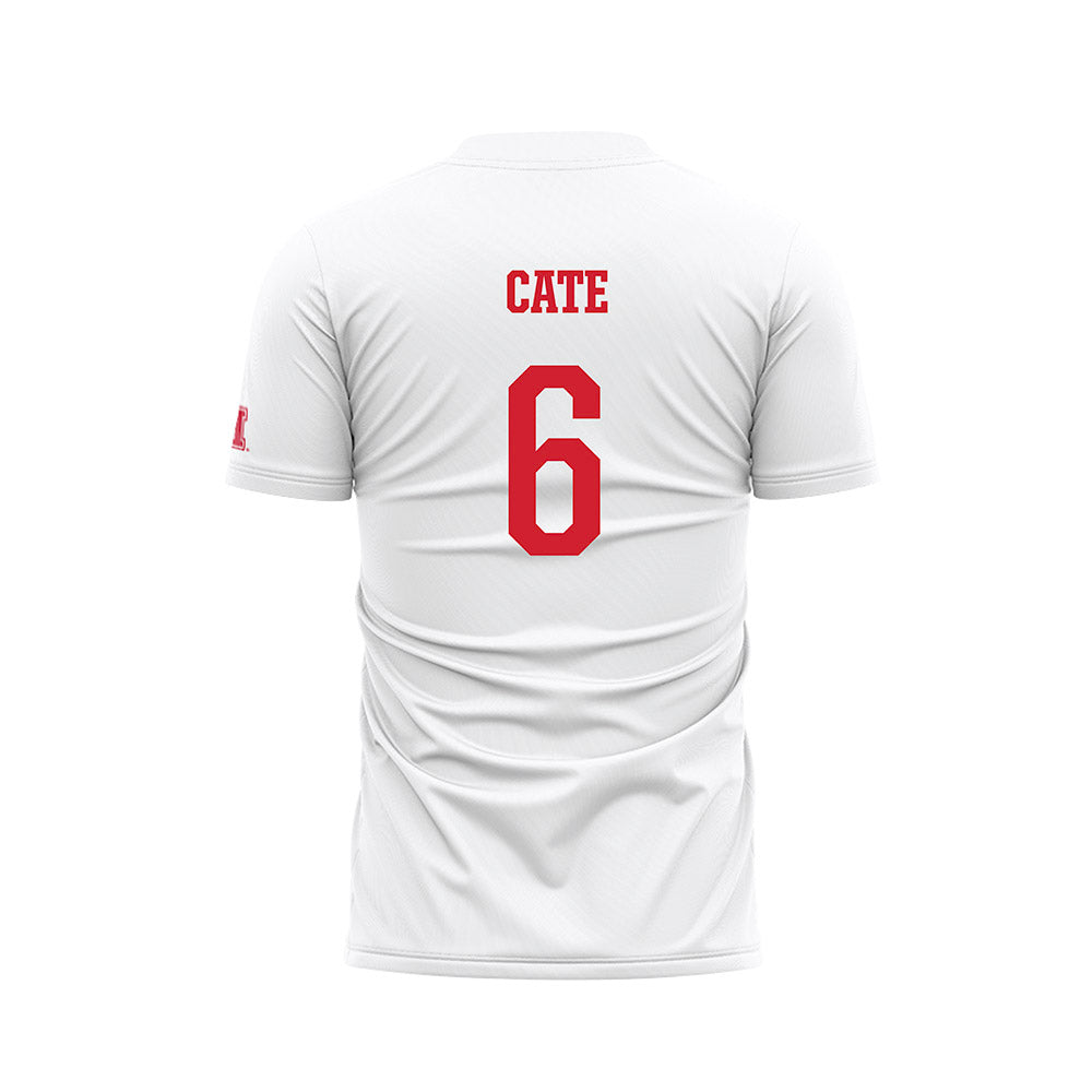 Houston - NCAA Women's Soccer : Bailey Cate - White Soccer Jersey-1