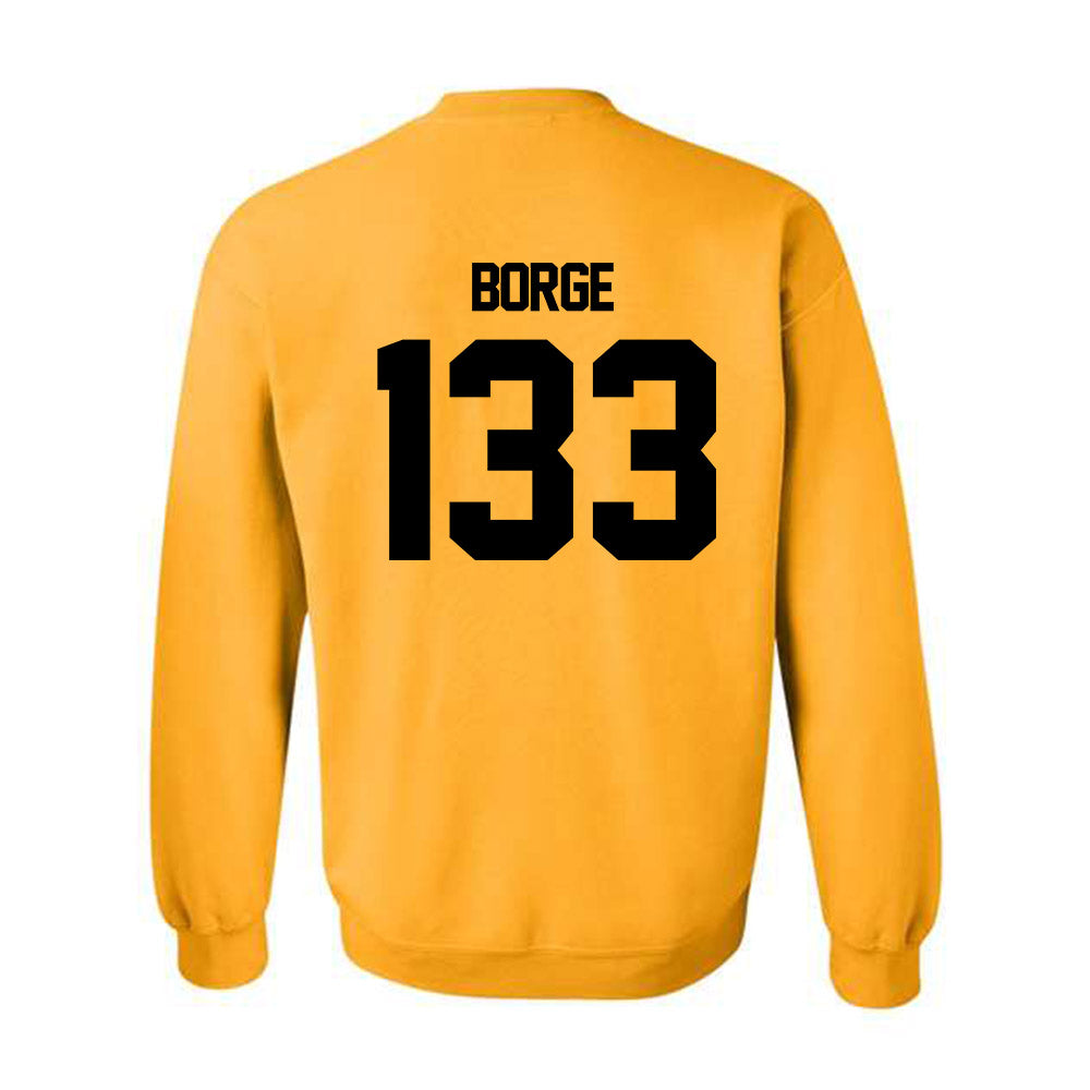 Missouri - NCAA Wrestling : Zion Borge - Classic Shersey Crewneck Sweatshirt-1