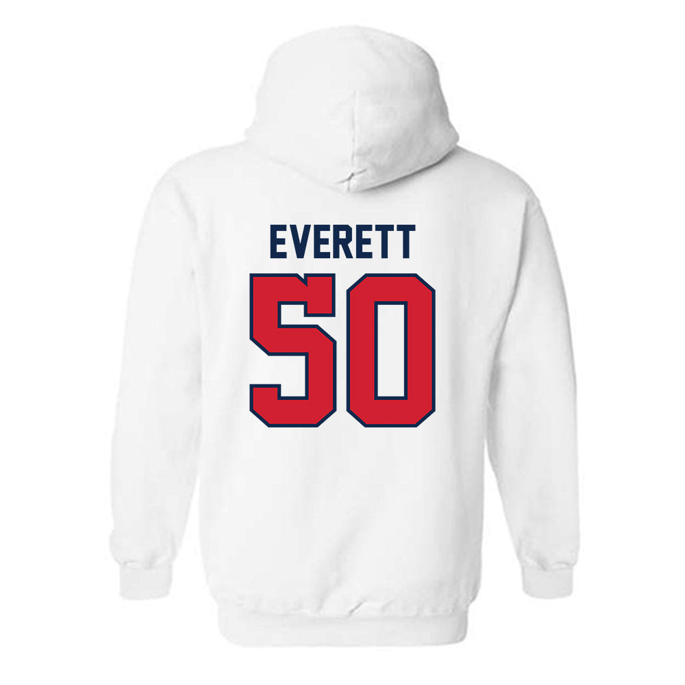 Ole Miss - NCAA Football : Troy Everett - Replica Shersey Hooded Sweatshirt-1