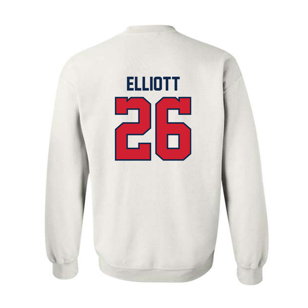 Ole Miss - NCAA Baseball : Hunter Elliott - Replica Shersey Crewneck Sweatshirt-1