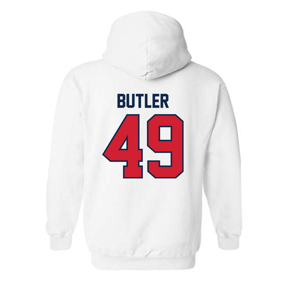 Ole Miss - NCAA Football : Tah'J Butler - Replica Shersey Hooded Sweatshirt-1