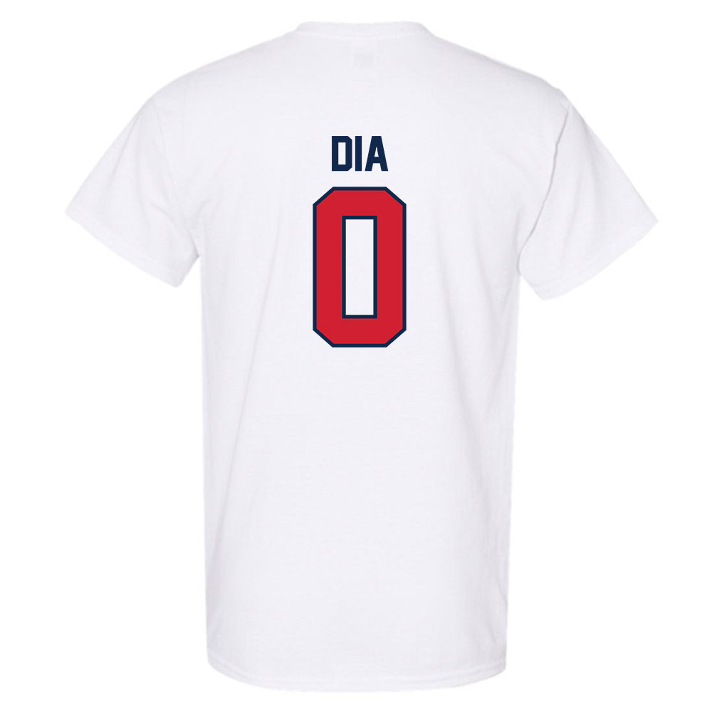Ole Miss - NCAA Men's Basketball : Malik Dia - Replica Shersey T-Shirt-1