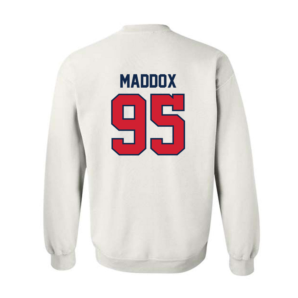 Ole Miss - NCAA Football : Andrew Maddox - Replica Shersey Crewneck Sweatshirt-1