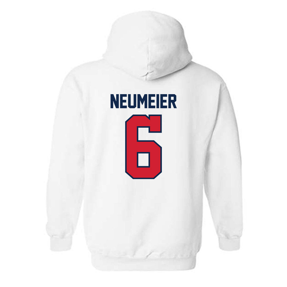 Ole Miss - NCAA Women's Soccer : Samantha Neumeier - Replica Shersey Hooded Sweatshirt-1