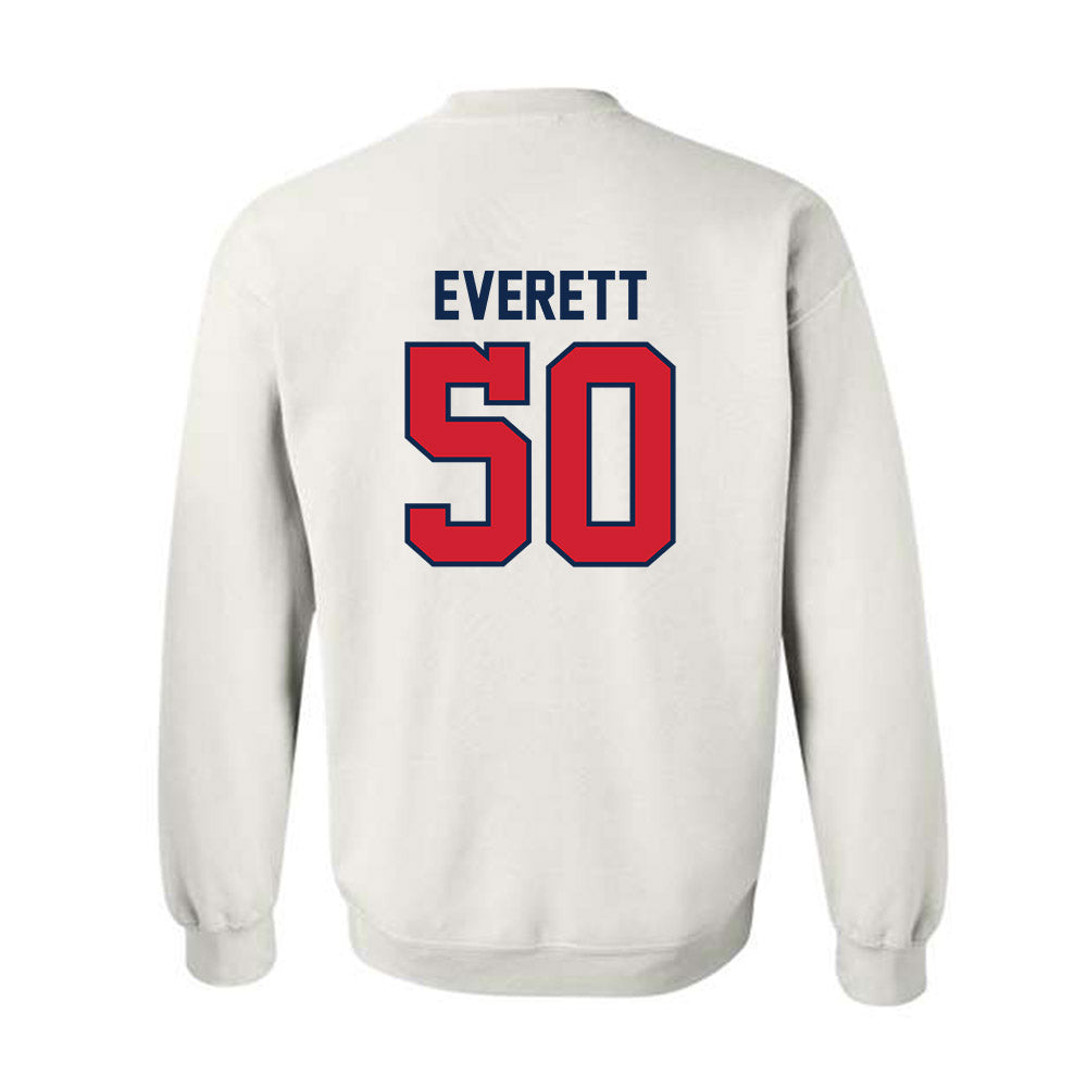 Ole Miss - NCAA Football : Troy Everett - Replica Shersey Crewneck Sweatshirt-1