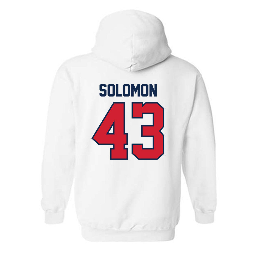 Ole Miss - NCAA Football : Isreal Solomon - Replica Shersey Hooded Sweatshirt-1