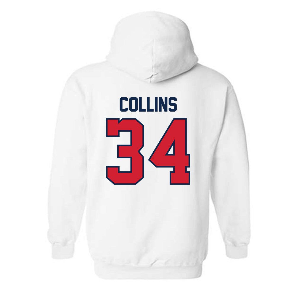 Ole Miss - NCAA Football : Raymond Collins - Replica Shersey Hooded Sweatshirt-1