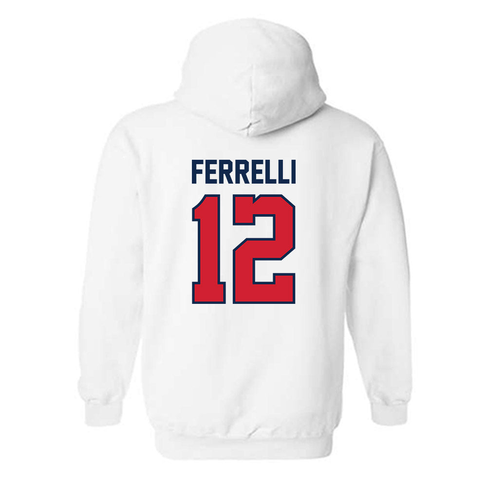 Ole Miss - NCAA Football : Luke Ferrelli - Replica Shersey Hooded Sweatshirt-1