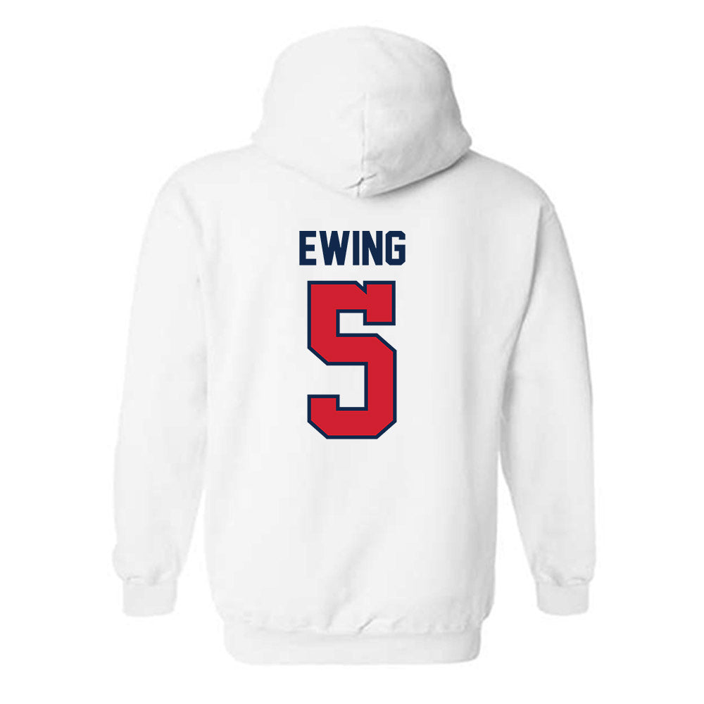 Ole Miss - NCAA Women's Soccer : Evie Ewing - Replica Shersey Hooded Sweatshirt-1