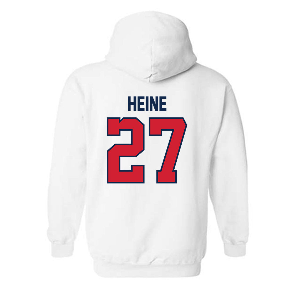 Ole Miss - NCAA Softball : Madi Heine - Replica Shersey Hooded Sweatshirt-1