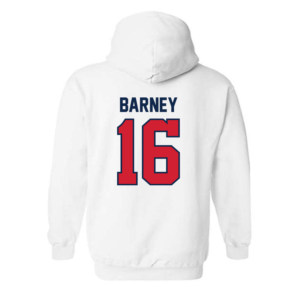 Ole Miss - NCAA Football : Dorian Barney - Replica Shersey Hooded Sweatshirt-1