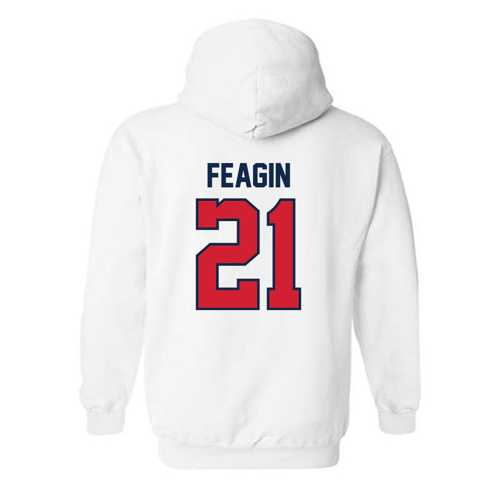 Ole Miss - NCAA Football : Tavoy Feagin - Replica Shersey Hooded Sweatshirt-1