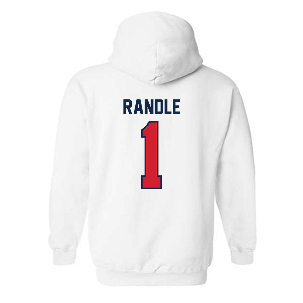 Ole Miss - NCAA Baseball : Brayden Randle - Replica Shersey Hooded Sweatshirt-1