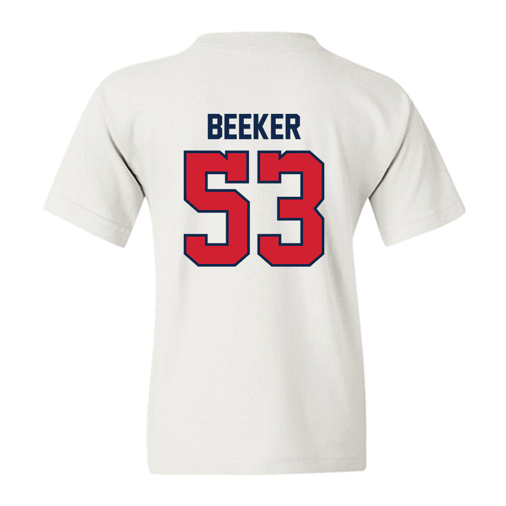 Ole Miss - NCAA Football : Ford Beeker - Replica Shersey Youth T-Shirt-1