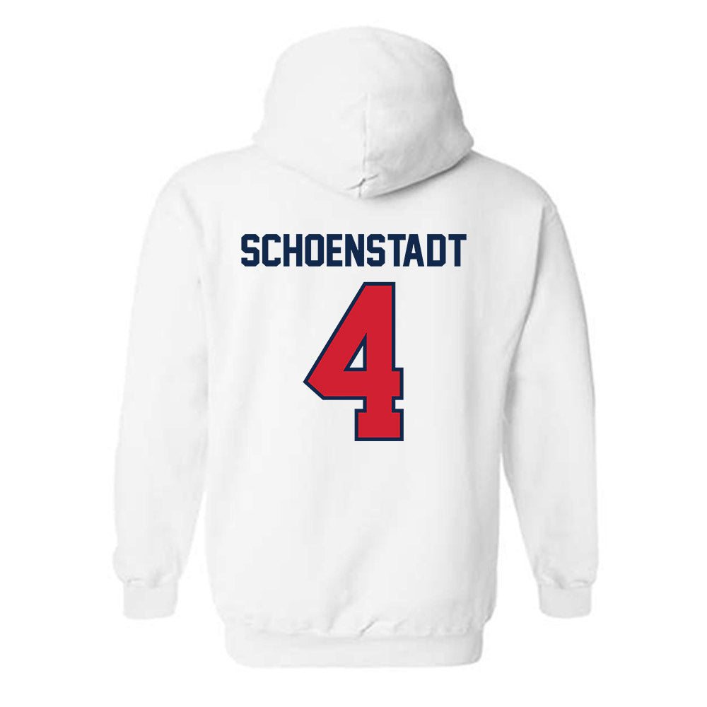 Ole Miss - NCAA Women's Soccer : Alex Schoenstadt - Replica Shersey Hooded Sweatshirt-1