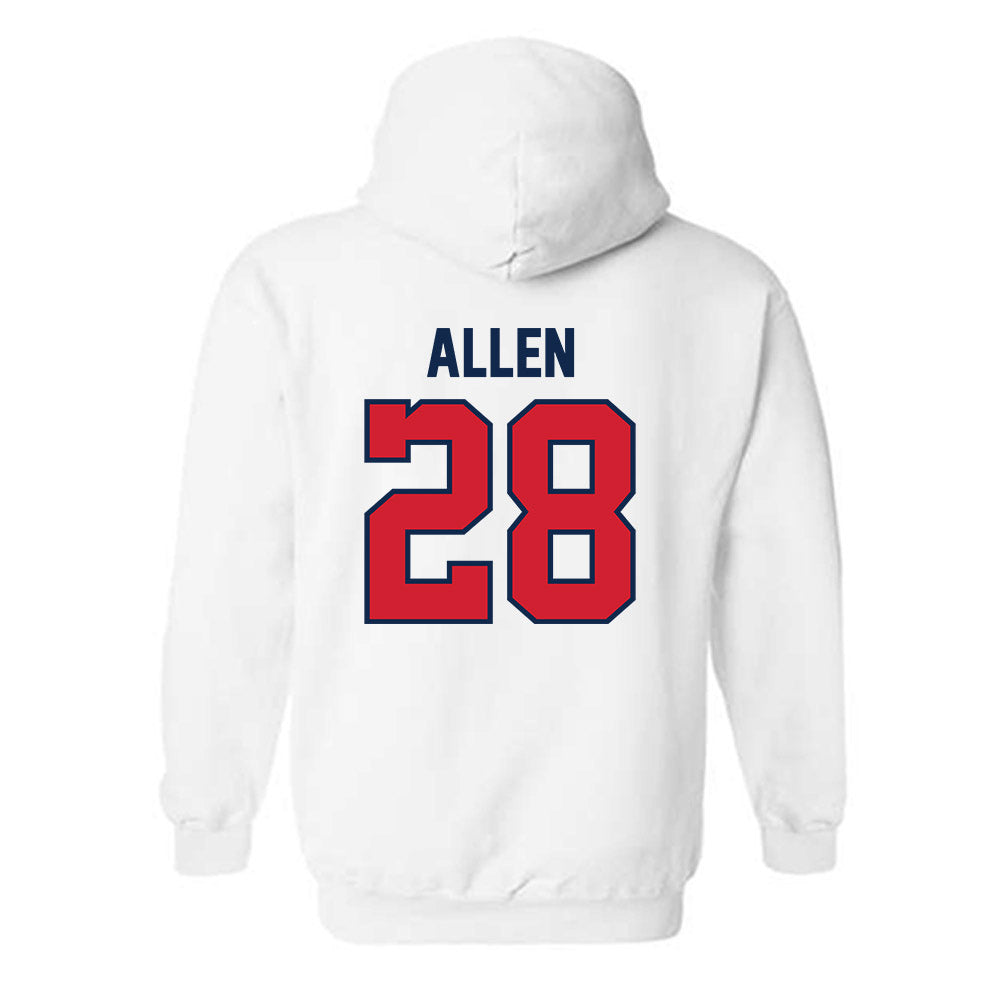 Ole Miss - NCAA Baseball : Noah Allen - Replica Shersey Hooded Sweatshirt-1