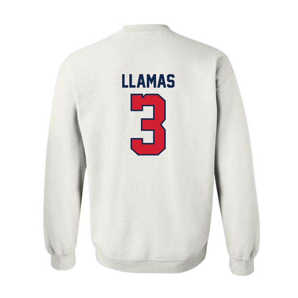 Ole Miss - NCAA Softball : Persy Llamas - Replica Shersey Crewneck Sweatshirt-1