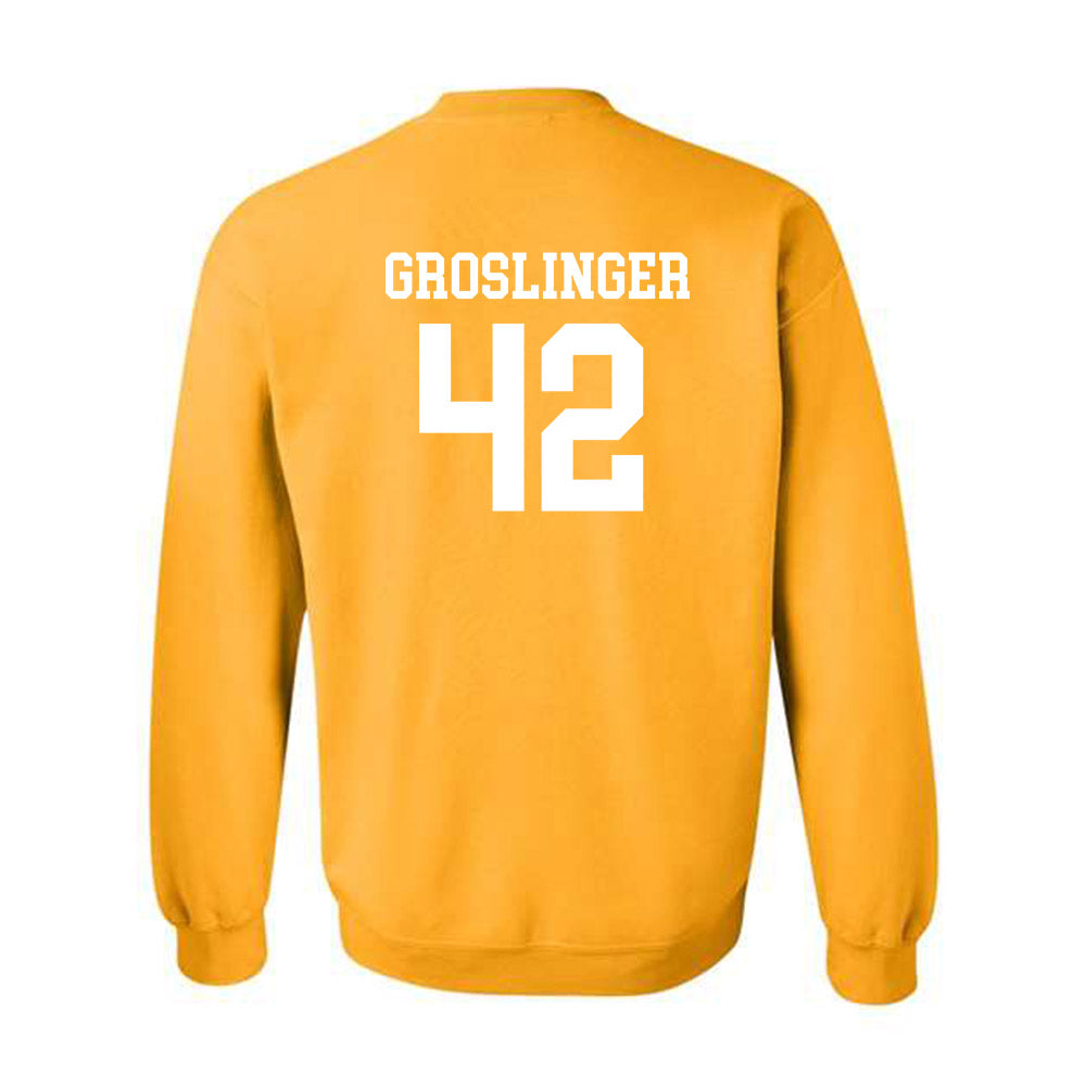 Towson - NCAA Football : Max Groslinger - Classic Shersey Crewneck Sweatshirt-1