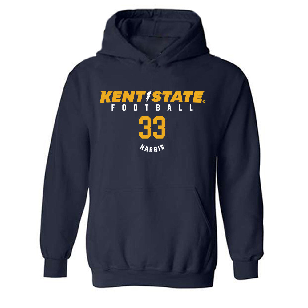 Kent State - NCAA Football : Ayden Harris - Classic Fashion Shersey Hooded Sweatshirt-0