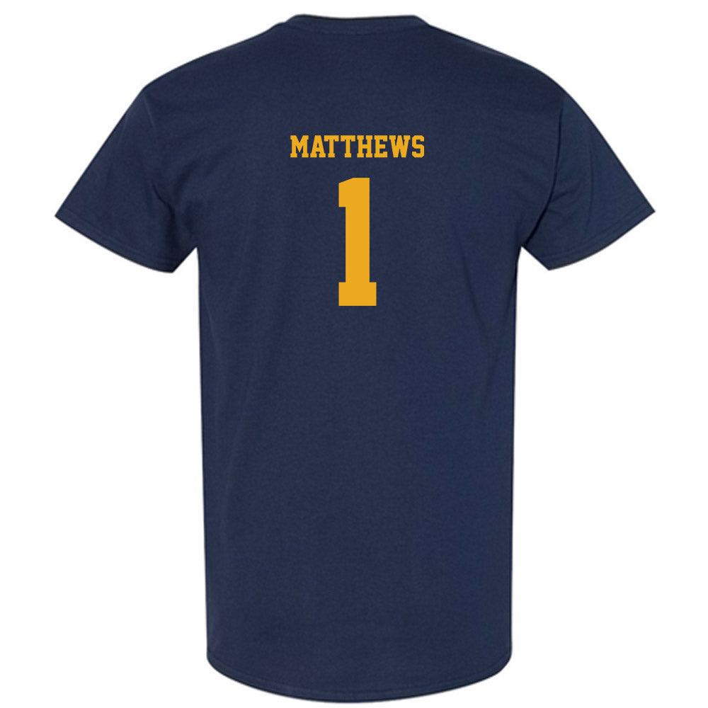 Kent State - NCAA Baseball : Luke Matthews - Fashion Shersey T-Shirt-1