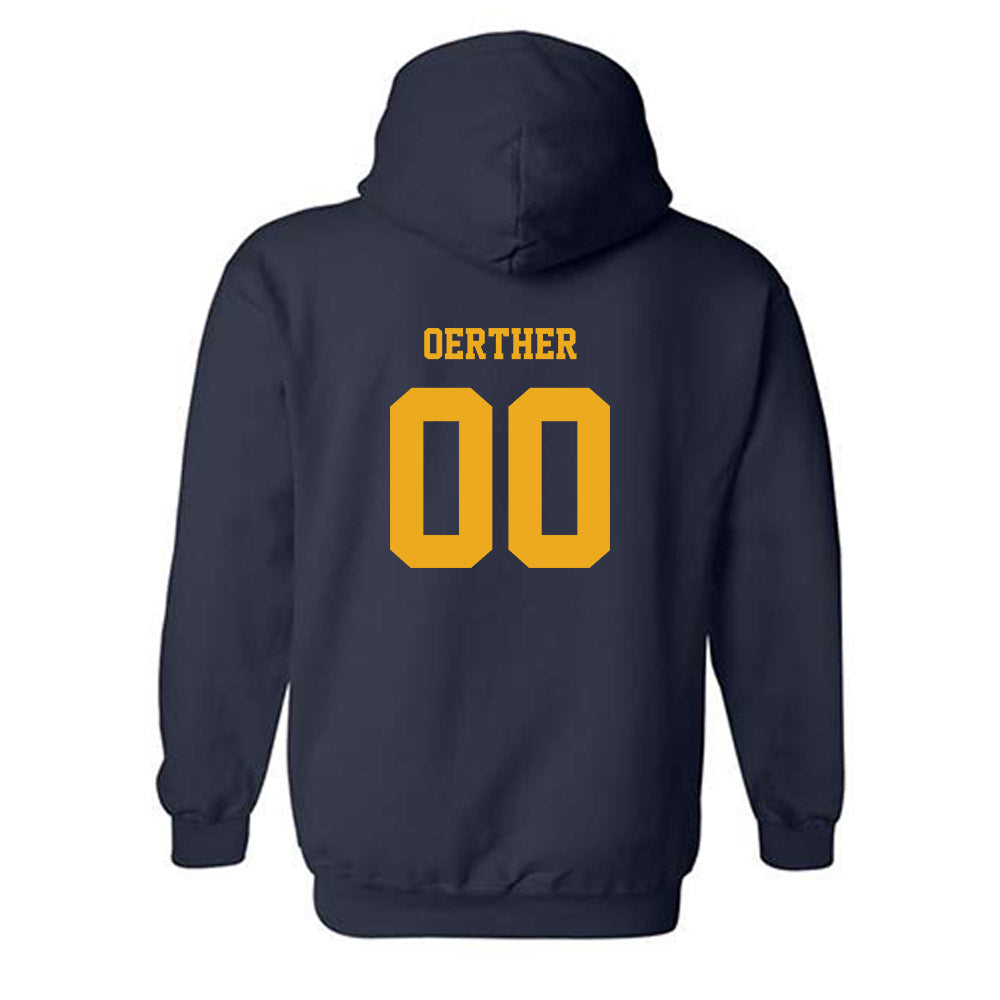 Kent State - NCAA Baseball : Drew Oerther - Fashion Shersey Hooded Sweatshirt-1