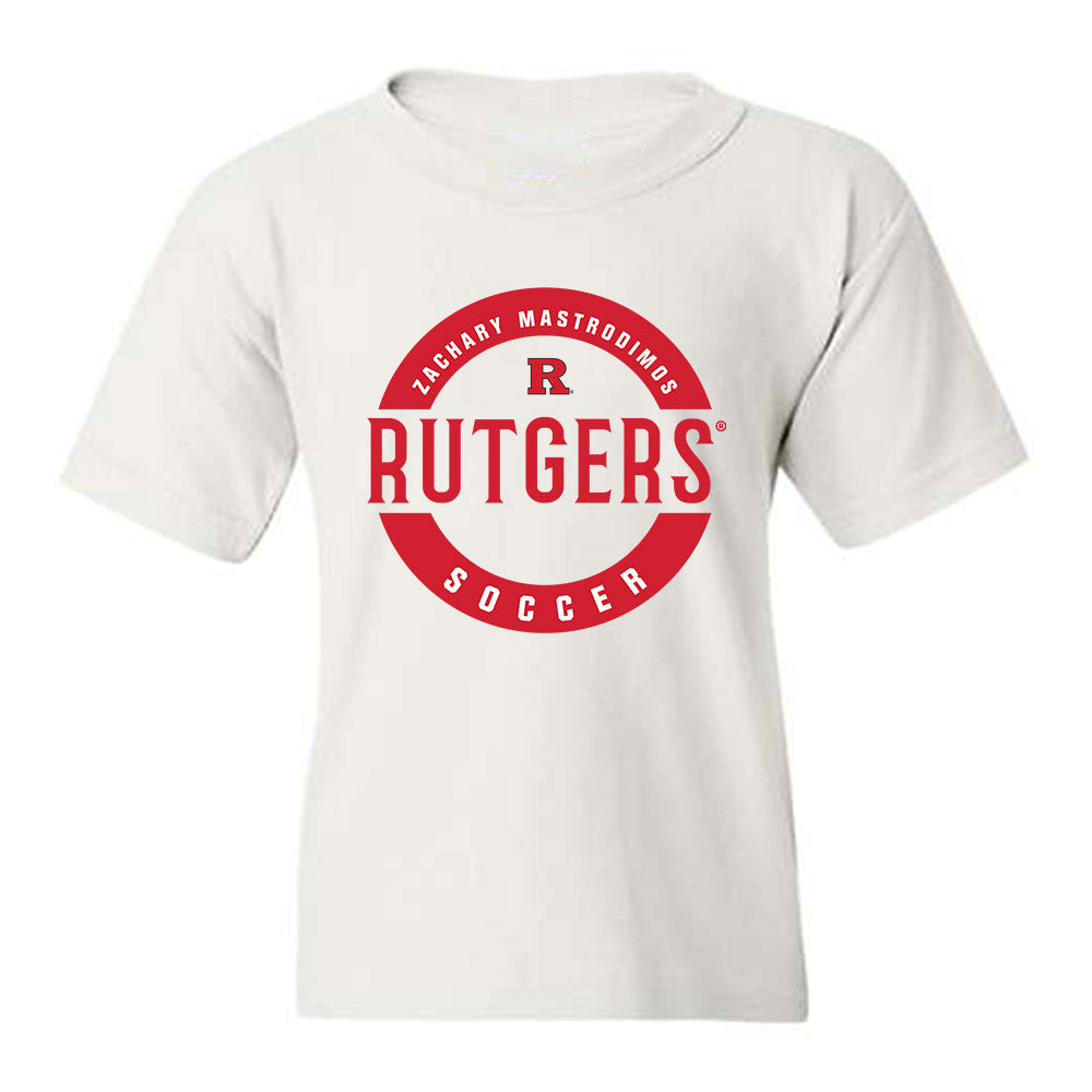 Rutgers - NCAA Men's Soccer : Zachary Mastrodimos - Classic Fashion Shersey Youth T-Shirt-0