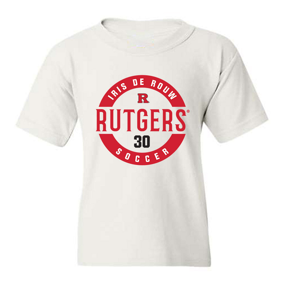 Rutgers - NCAA Women's Soccer : Iris de Rouw - Classic Fashion Shersey Youth T-Shirt-0
