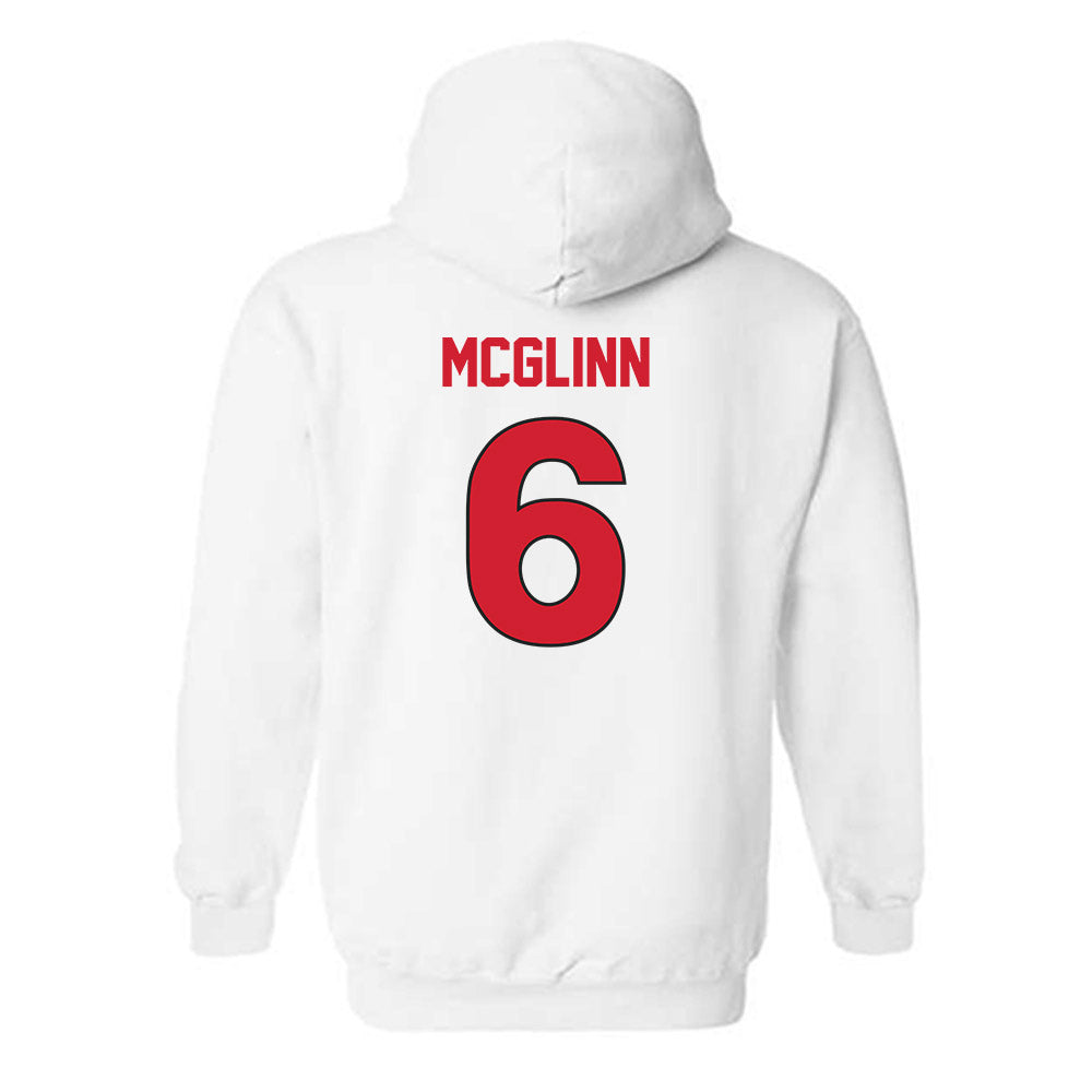 Rutgers - NCAA Women's Soccer : Reilly McGlinn - Replica Shersey Hooded Sweatshirt-1