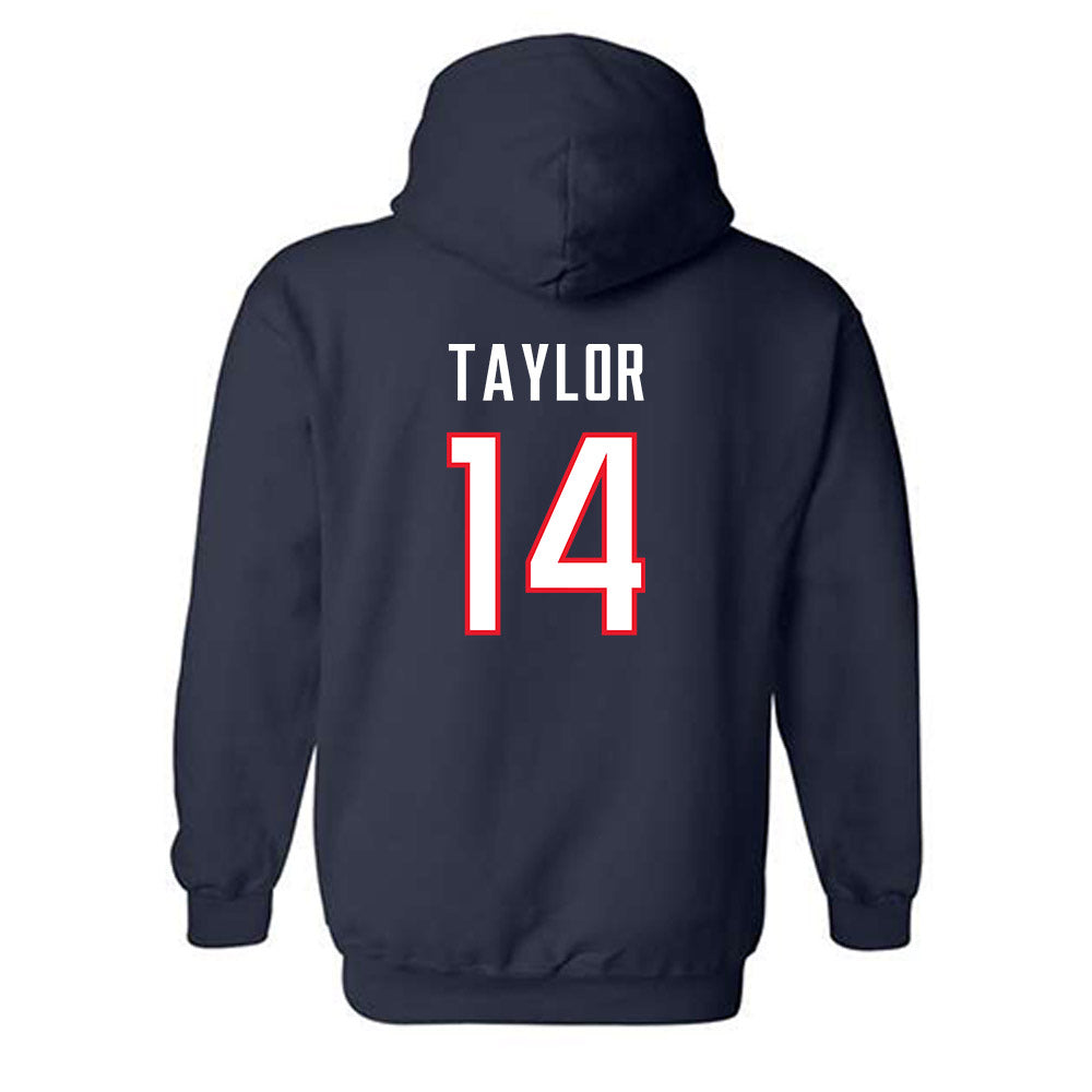 UConn - NCAA Women's Soccer : Alayna Taylor - Replica Shersey Hooded Sweatshirt